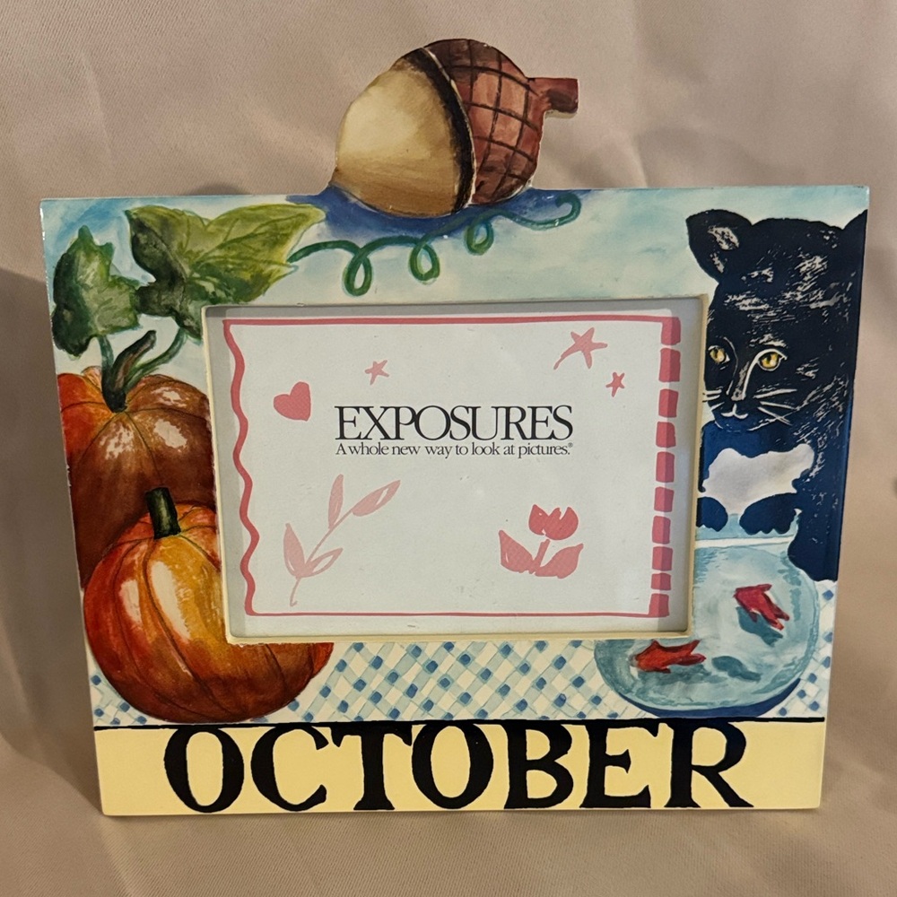 October Themed Picture Frame